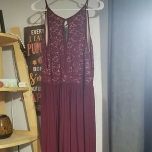 davids bridal key hole dress